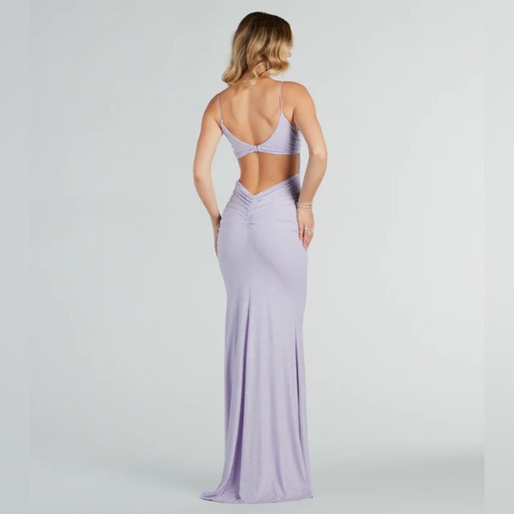 Purple Sparkly Prom Dress - Picture 2 of 2